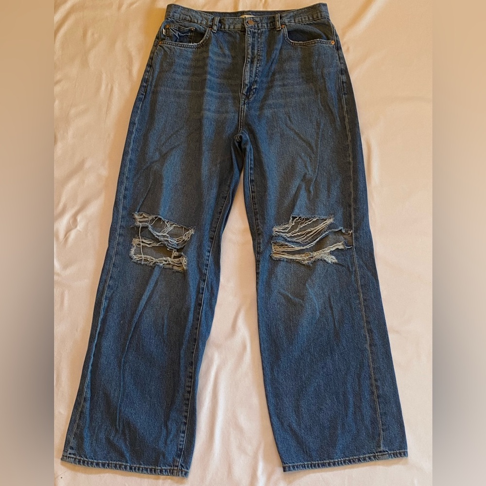 Lovers + Friends Lennon Wide Leg Jeans